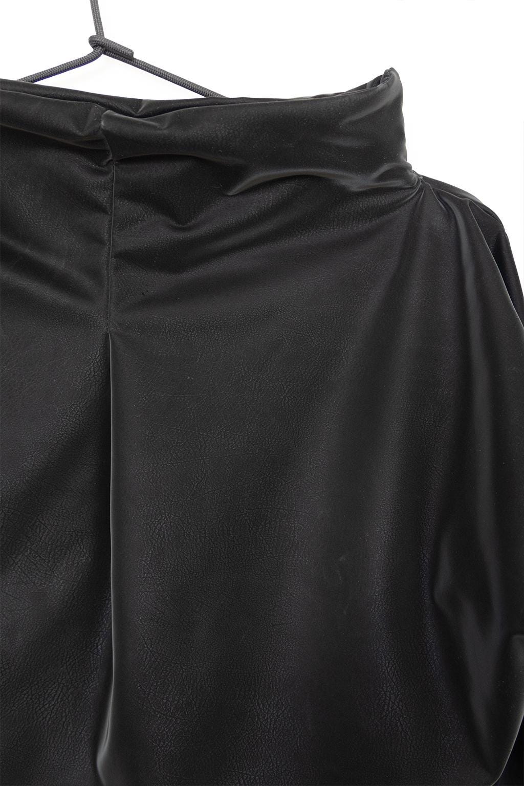 Gothic shrug bolero arm sleeves vest | Gothic Dark Aesthetics Leatherette Jersey blazer jacket | biker bolero for corsets and dresses