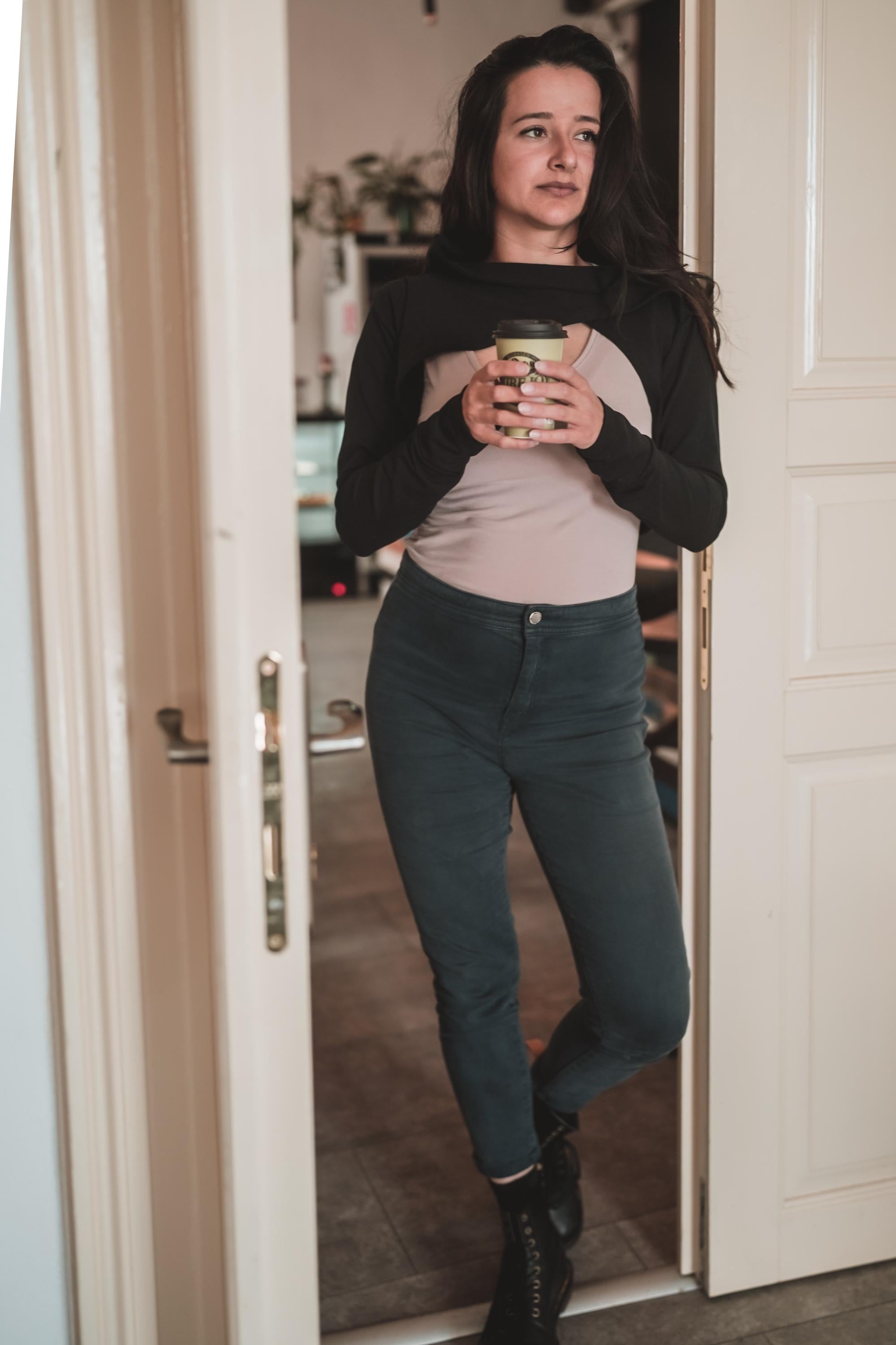 Gothic shrug bolero arm sleeves vest | Gothic Dark Aesthetics Leatherette Jersey blazer jacket | biker bolero for corsets and dresses