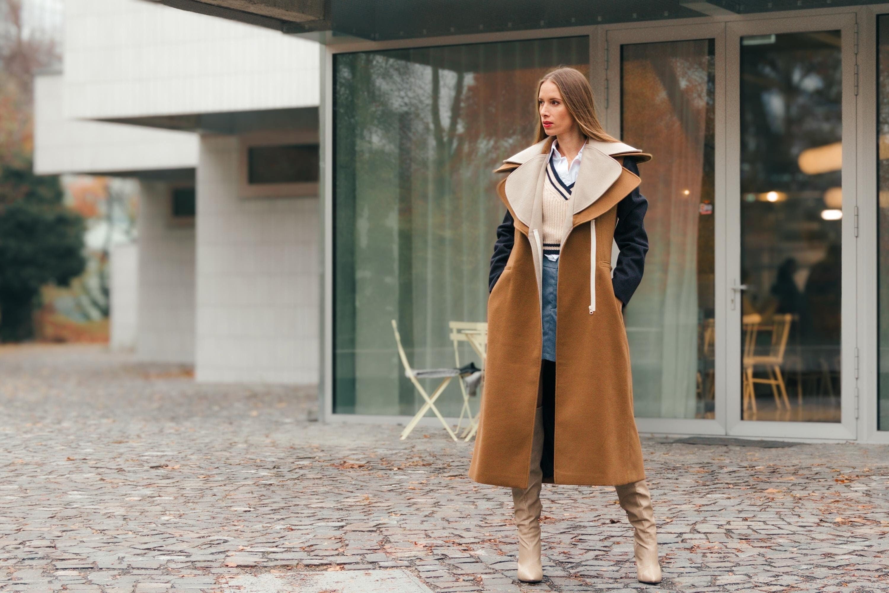 Camel Wool Coat – Elegant, Warm coat , and Handmade long coat, tailored elegant, Tailored coat