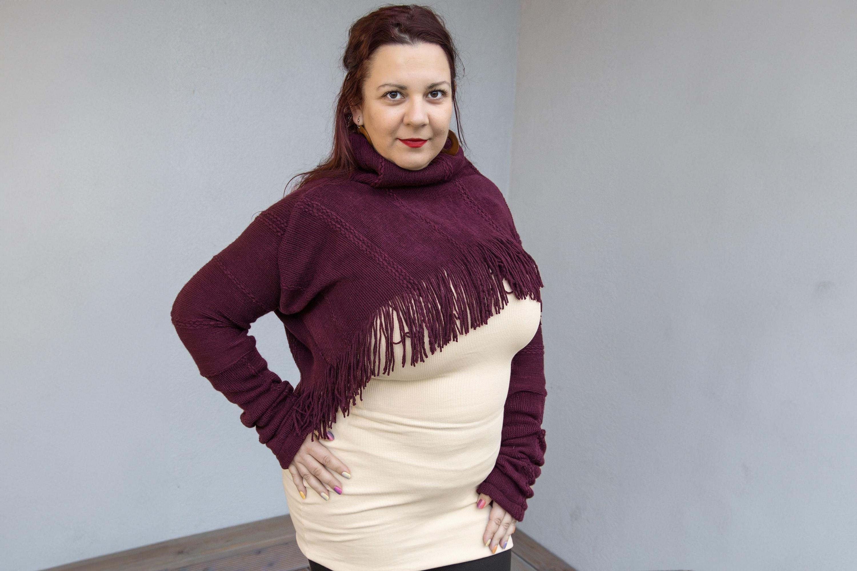 PLUS SIZE bolero, Bolero Shrug, Long Sleeve Bolero, Casual Style Shoulder Cover,  Evening Shrug,