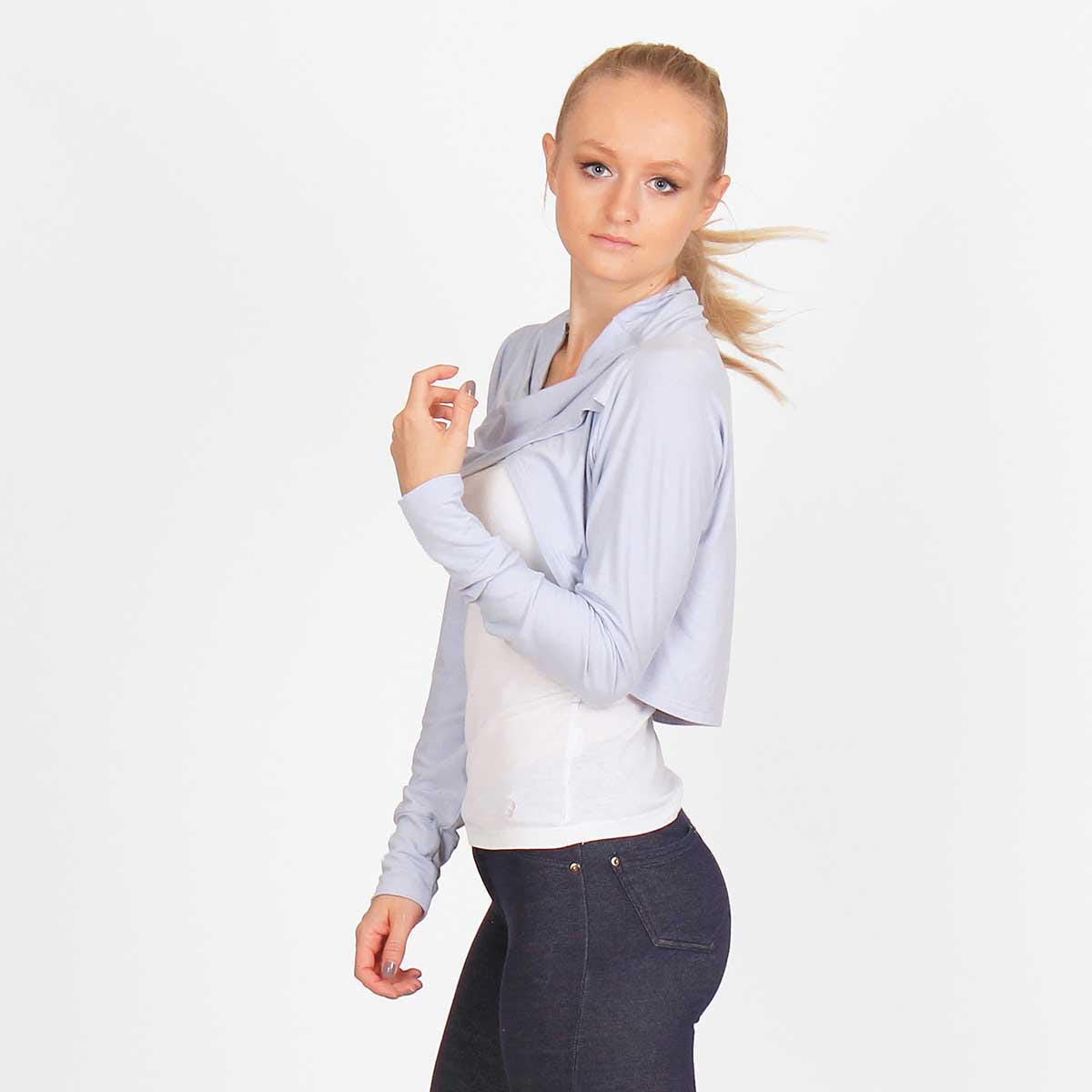 Pink Asymmetrical Bolero – Handmade Statement Shrug for Bold, Conscious Women, Casual Style Shoulder Cover, Soft Women Bolero, Evening Shrug