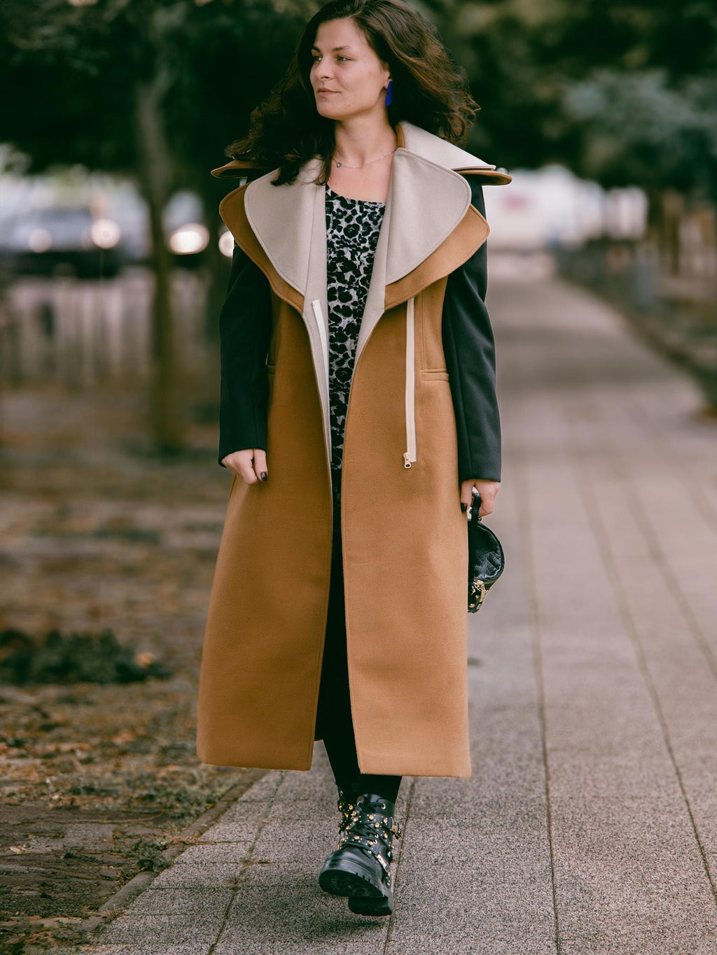 Camel Wool Coat – Elegant, Warm coat , and Handmade long coat, tailored elegant, Tailored coat