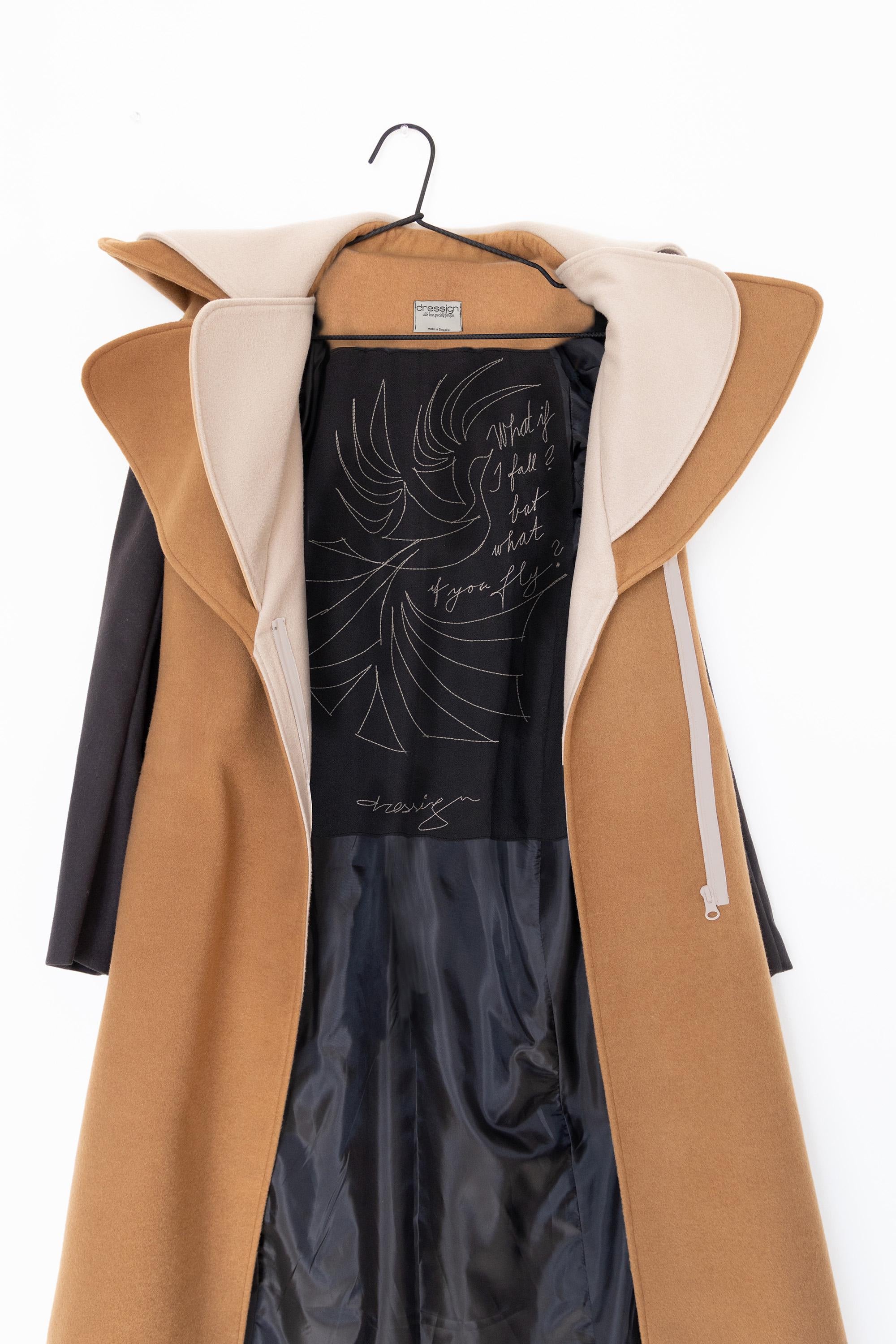 Camel Wool Coat – Elegant, Warm coat , and Handmade long coat, tailored elegant, Tailored coat