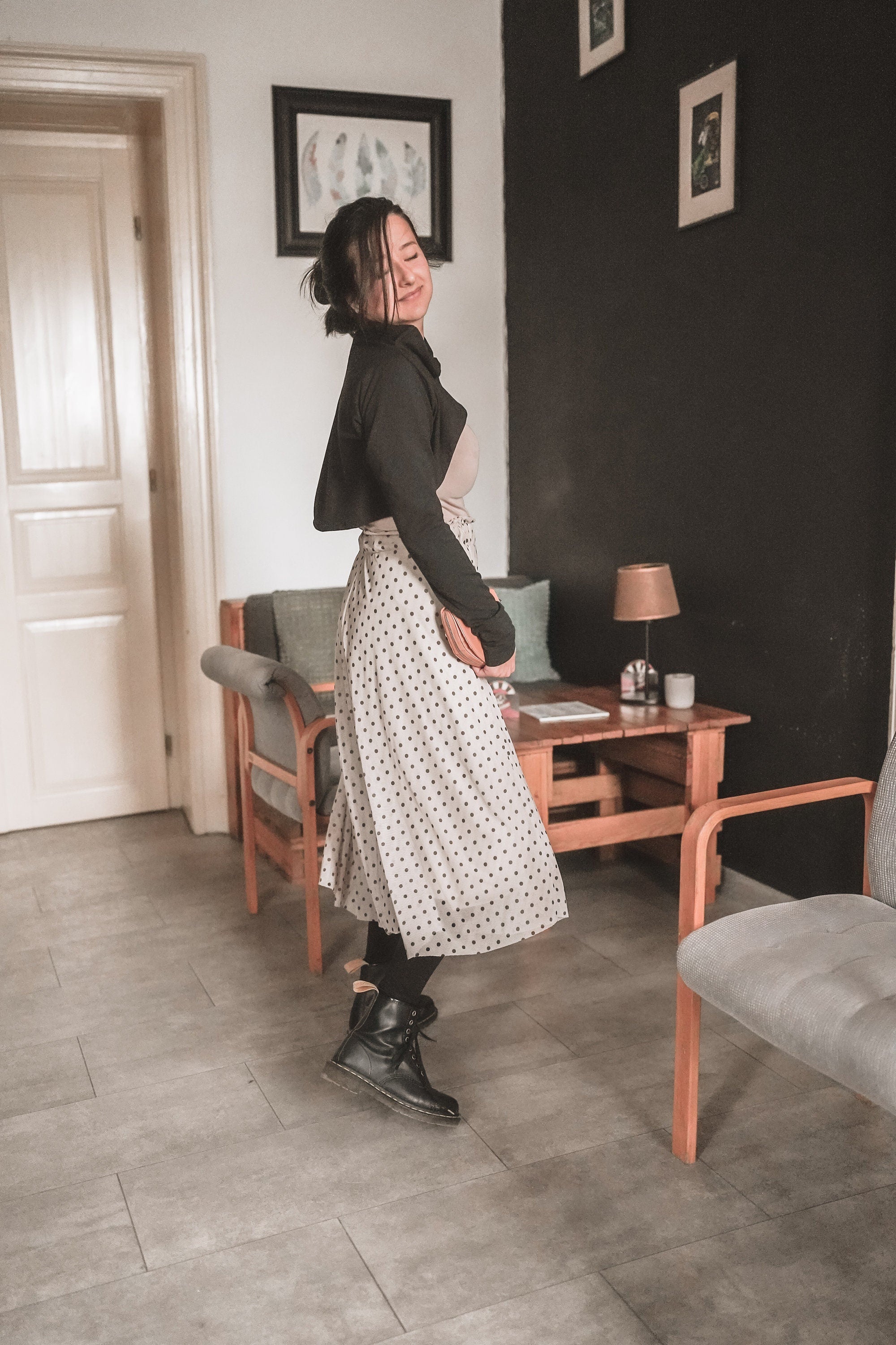 Black breastfeeding bolero
