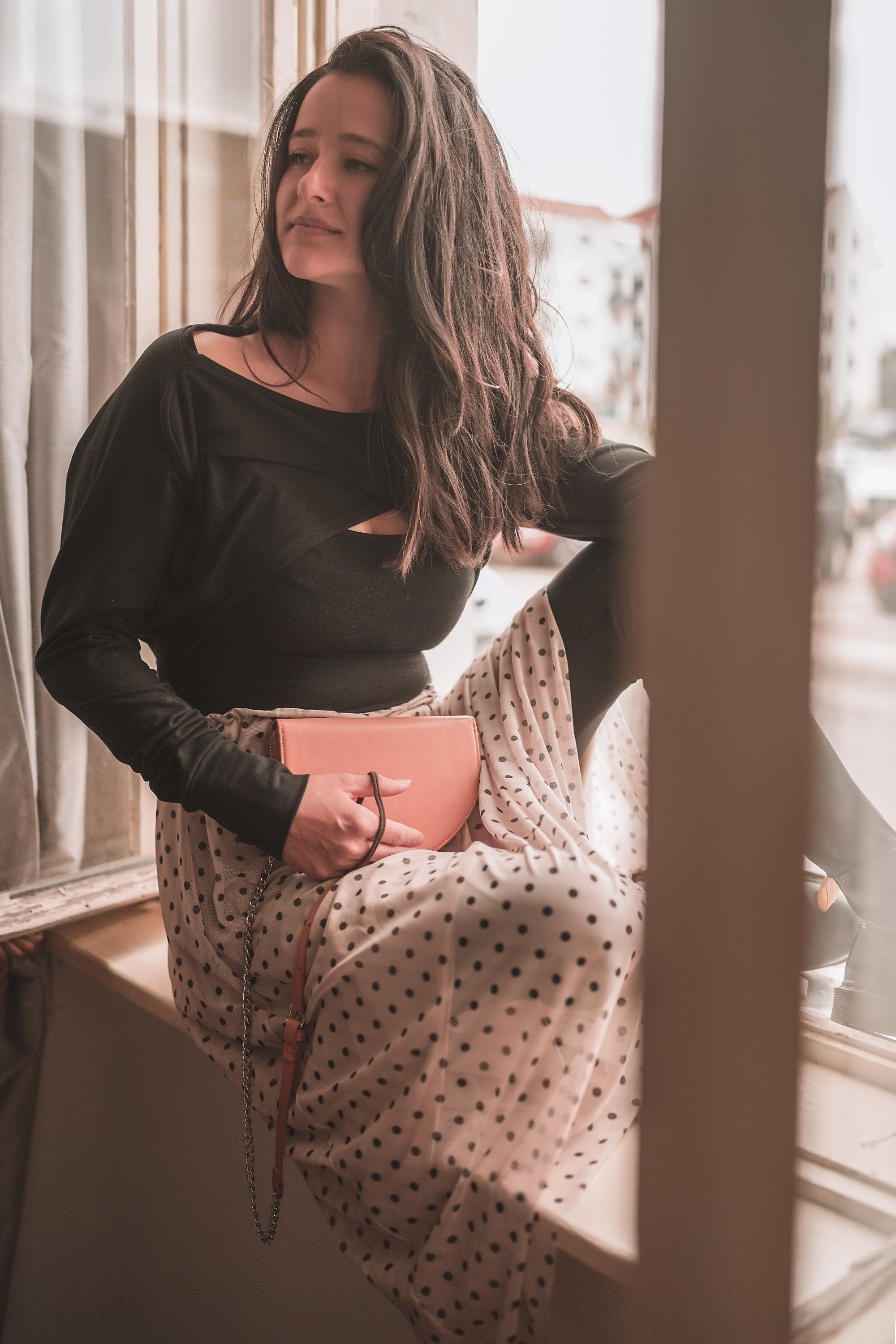 Black Asymmetric Bolero